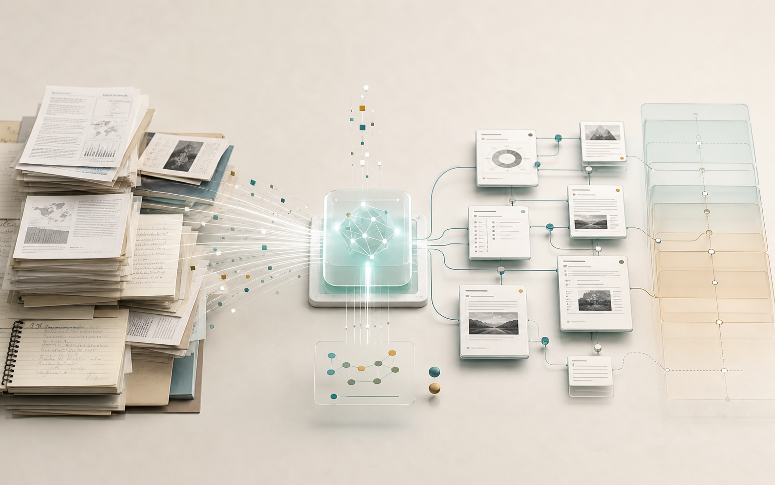 Diagram thumbnail showing sources, an AI agent, and a maintained wiki layer